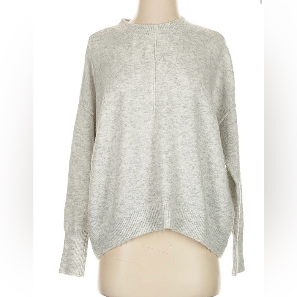 Vince Camuto Cream Crew Neck Sweater